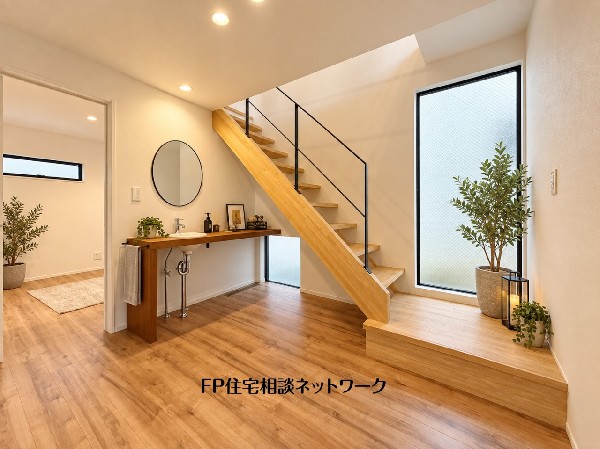 ■セカンド洗面台■本画像はAIがCGで家具作成しており、実際の現地に家具は設置されておりません。また、販売価格に家具、小物等は含まれておりません。