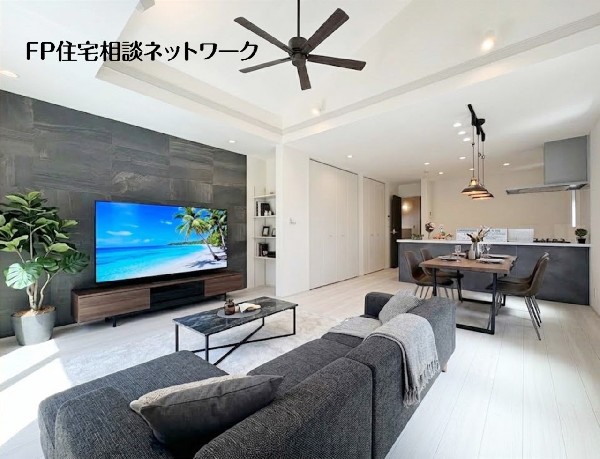 【LDK│19帖】  本画像はAIがCGで家具を作成しており、実際の現地に家具は設置されておりません。また、販売価格に家具等は含まれておりません。