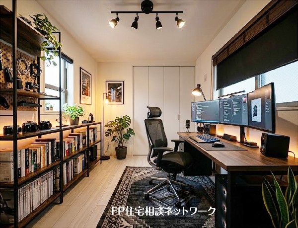 【洋室│6.5帖】  本画像はAIがCGで家具を作成しており、実際の現地に家具は設置されておりません。また、販売価格に家具等は含まれておりません。
