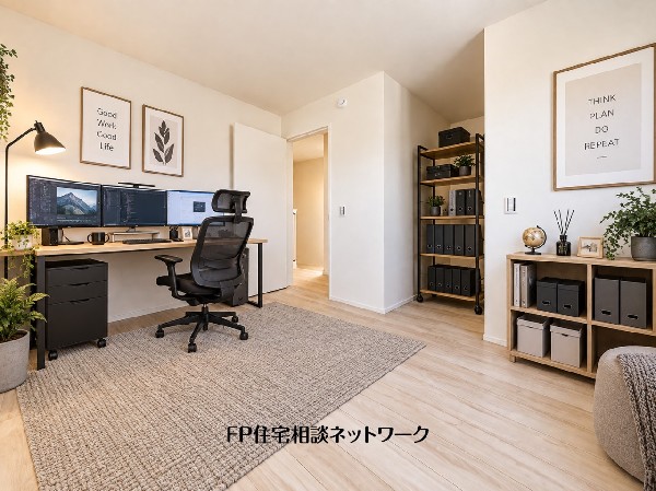 本画像はCGで作成しており、実際の現地にPC、家具は置かれておりません。また販売価格に家具は含ません。