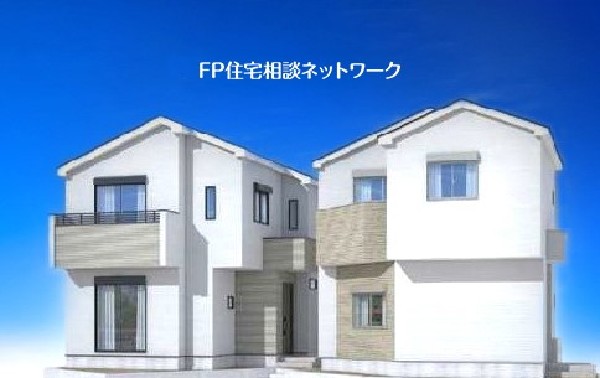 外観:白を基調にしたモダンな外観で、長く愛着を持って住むからこそシンプルなデザインに仕上げました。