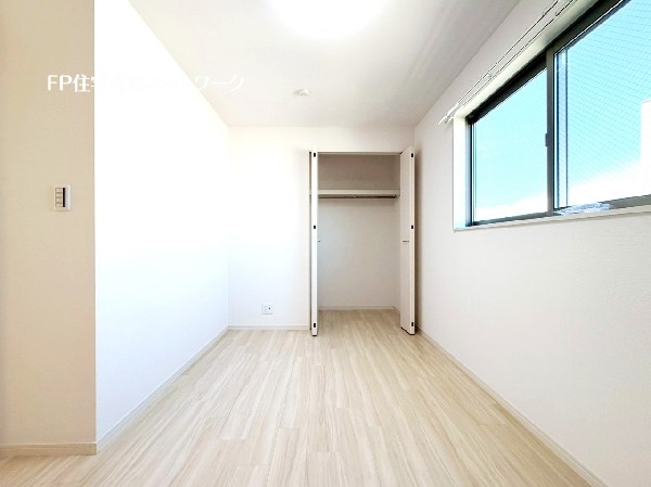 2面採光、全居室収納付きのお部屋が4室あります。お子様がそれぞれ自分のお部屋を持つことが出来ますね。