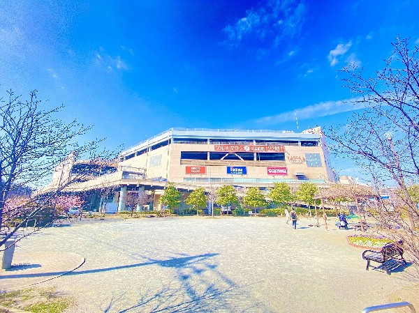 周辺環境:トレッサ横浜(オートモールを中心に専門店が約220店舗入った複合型ショッピングモール。駐車場は全日無料です。)