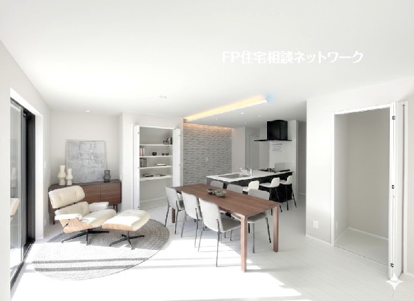 本画像はAIがCGで家具作成しています。現地に家具は設置されておらず販売価格に含まれておりません。  