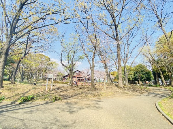 周辺環境:神大寺中央公園(緑に囲まれた自然豊かな公園。園内には子ども向けのログハウスがあり、雨の日でも遊ぶことができます。)