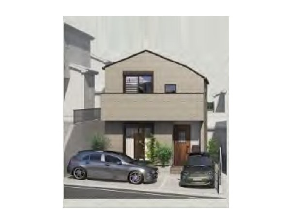 外観:閑静な住宅地に馴染む落ち着いた色合いの外観。長く住んでも飽きのこないシンプルな色目です。
