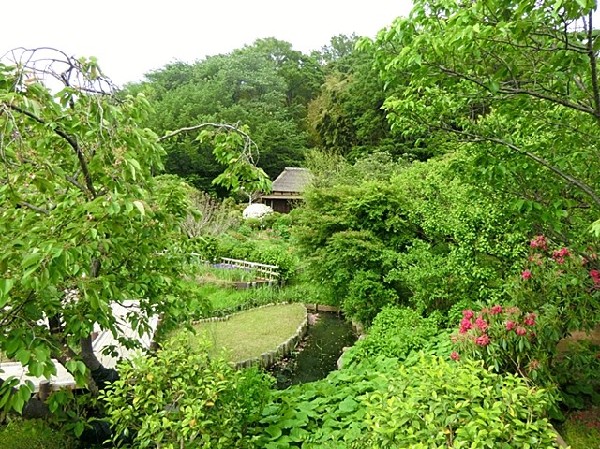周辺環境:馬場花木園(豊かな緑に囲まれた、和風の風致公園です。桜や紅葉など、四季折々の花々と風情を楽しむことができます。)