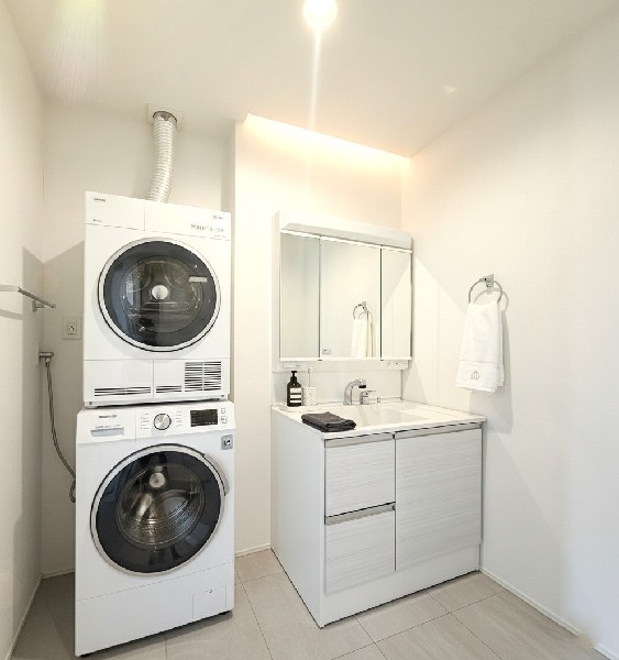 洗面所（家具、小物CGイメージ）