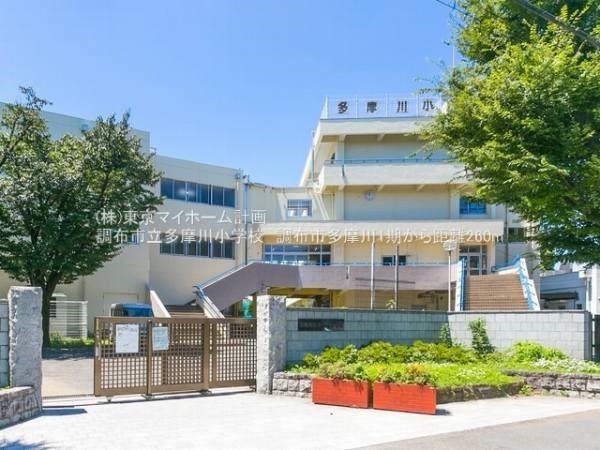 周辺環境:調布市立多摩川小学校